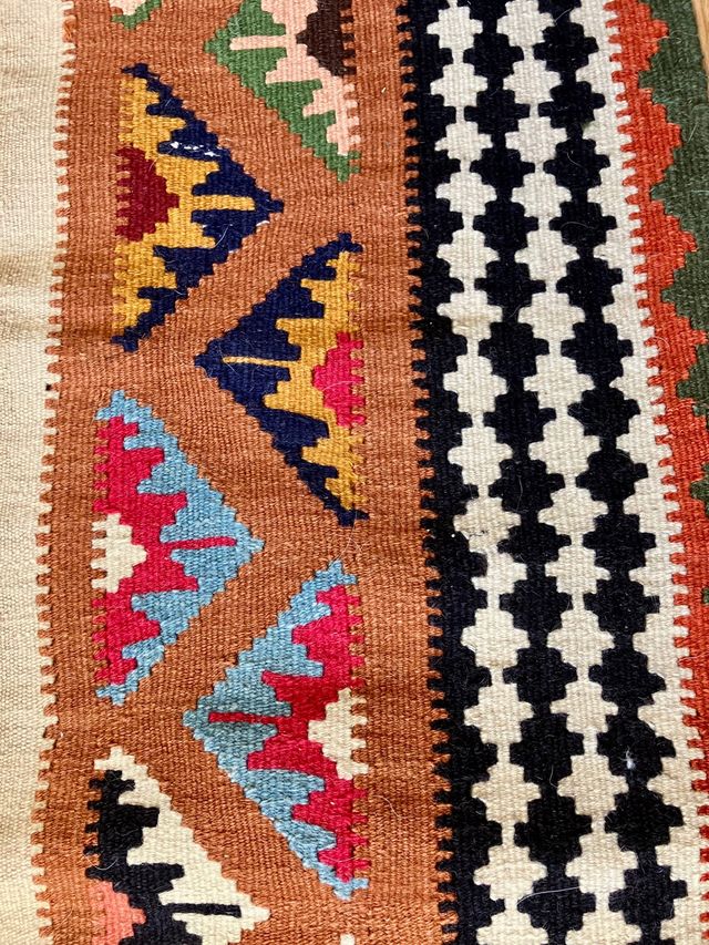 Alfombra afgana artesana 300cm Kilim