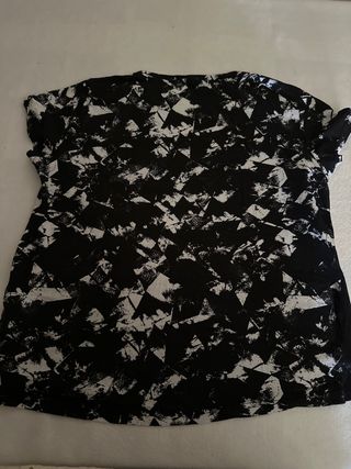 Puma camiseta negra estampada 