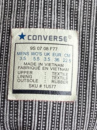 converse blancas con puntos negros