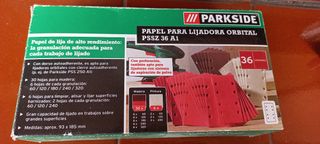 Papel para lijadora  orbital PSSZ 36 A1