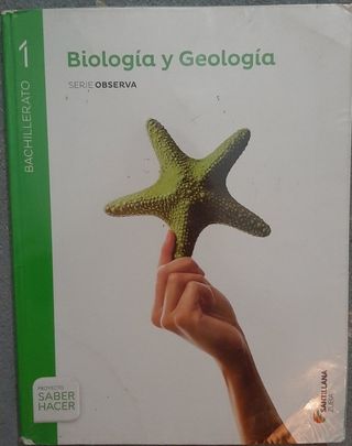 biologia y geología 1° bachiller  COMO NUEVO 