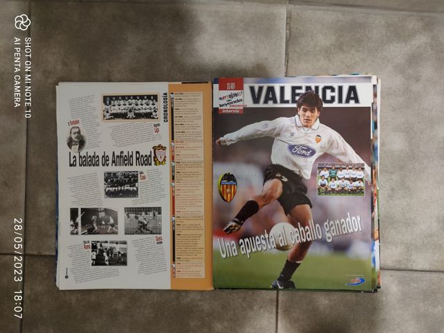 Fichas Equipos de leyenda del fútbol europeo.