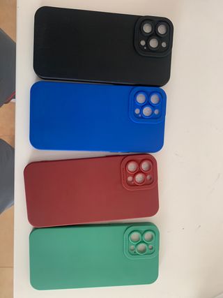 Fundas de silicona iPhone 12pro Max