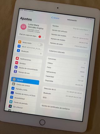 iPad 6a generación 128 GB + Apple Pencil