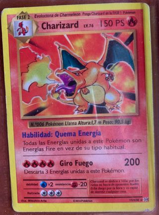 Carta pokemon Charizard
