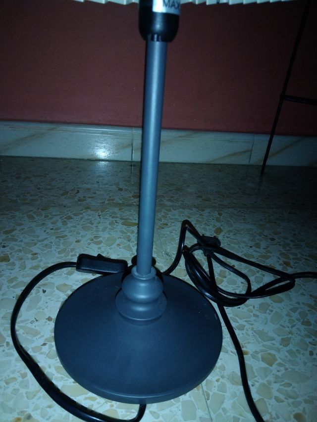 lamparas de mesita de noche de Hierro forjado muy