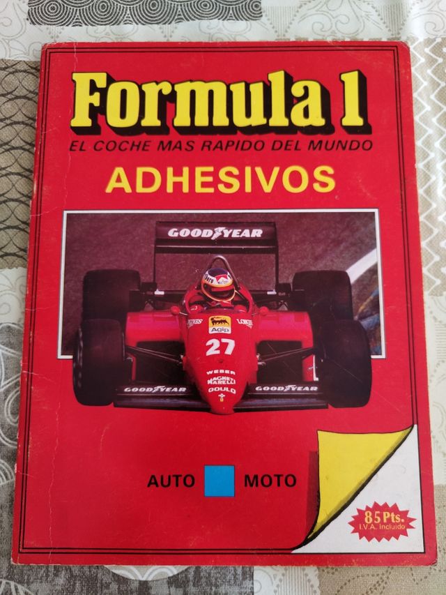 Álbum cromos Formula 1 F1