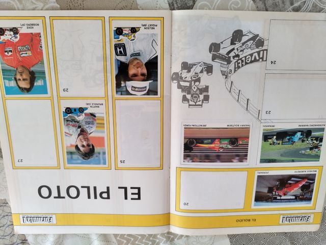 Álbum cromos Formula 1 F1