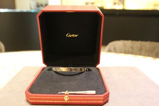 Pulsera cartier love en  Oro Blanco 