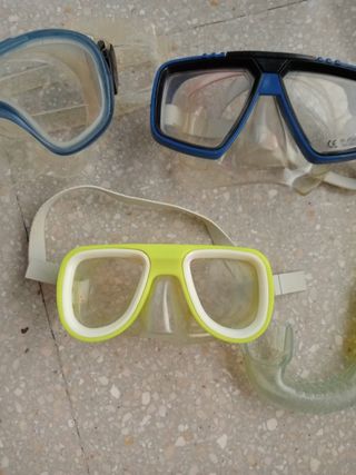 Gafas de buceo infantiles + tubo