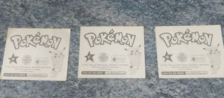 88 Cromos Pokémon 1999 en excelente estado