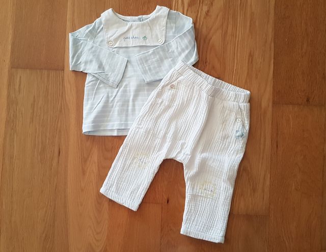 Conjunto camisola e calças compridas