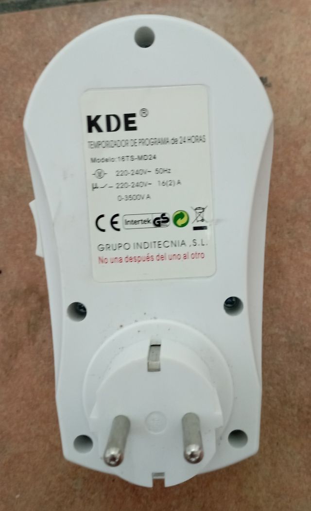 Temporizador de programa de 24 horas