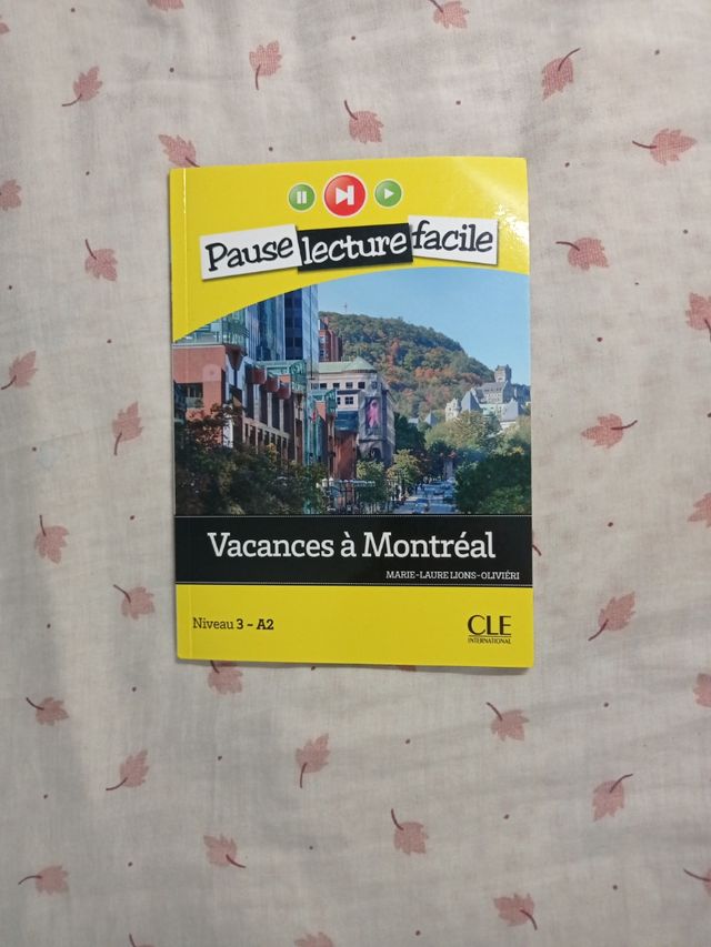 Libro francés Vacances à Montréal + CD
