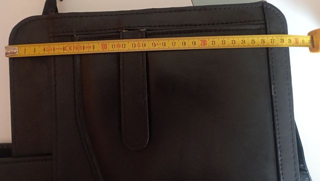 Maletin portadocumentos de piel negro