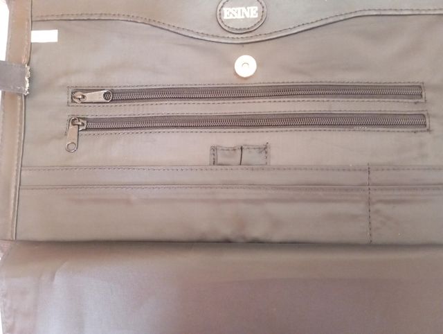 Maletin portadocumentos de piel negro