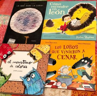 Lote 4 albums ilustrados.