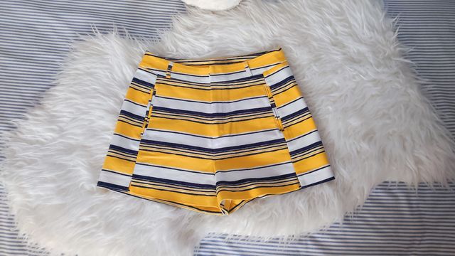 Shorts de rayas