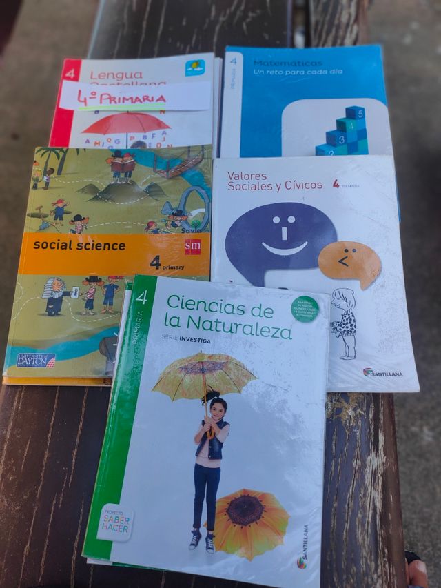 libros texto 4° primaria .