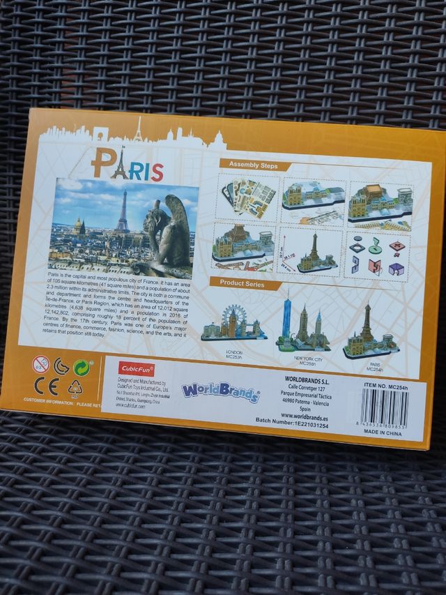 PUZZLE 3D CITY LINE DE PARIS