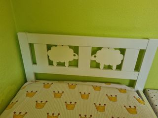 Cama Infantil Ikea Kritter blanca ovejas