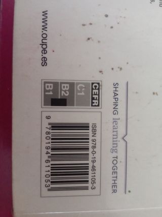 Libro inglés 1° Bachillerato Editorial Oxford