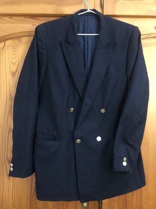 Blazer, az. Osc. Bot. dorados, Hornes, Inglés.XL.