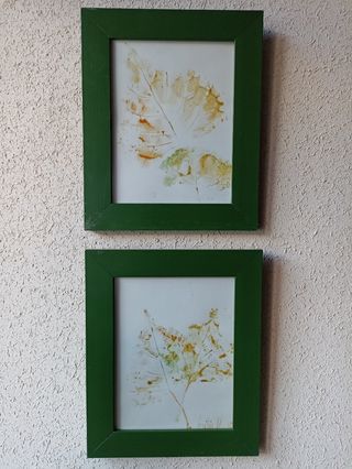 Pareja cuadros vintage