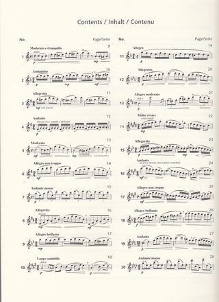 Gariboldi. 20 estudios para flauta travesera