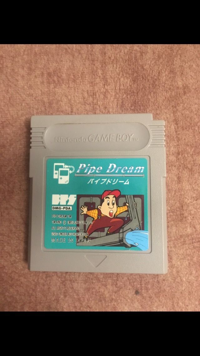 Juego game boy pipe Dream