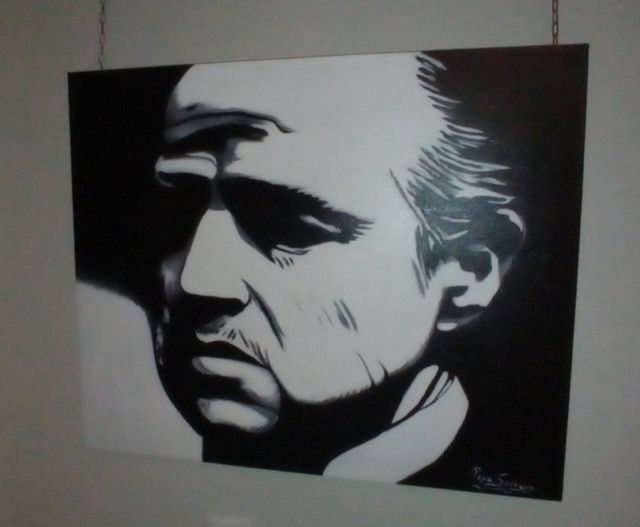Cuadros del padrino pintados a mano