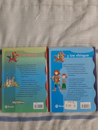 Lote 2 libros Kika Superbruja
