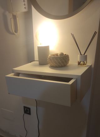 Recibidor colgado
