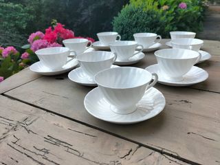 Juego de porcelana inglesa Royal Tuscan.