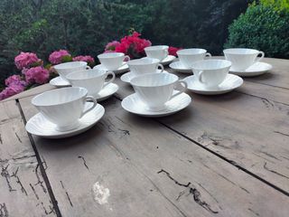 Juego de porcelana inglesa Royal Tuscan.