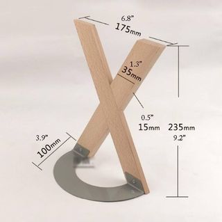 Sujetalibros de madera maciza