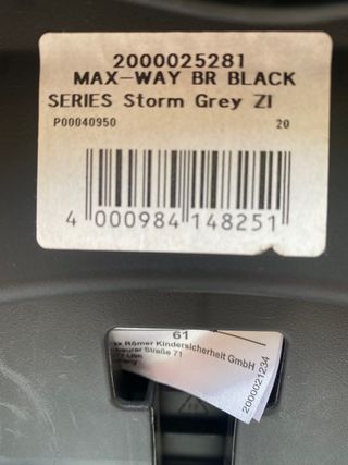 Silla coche britax romer max way