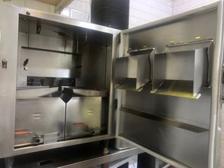 Freidora Industrial sin humos, autofry doble cesta