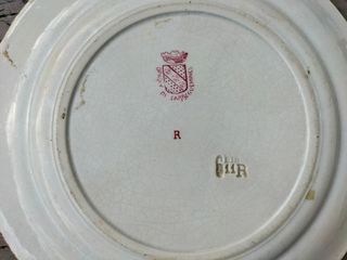 Platos franceses Vintages Sarreguemines.