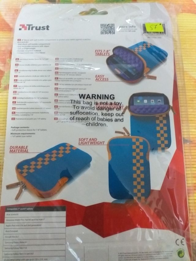 Funda tablet 7-8" sin estrenar