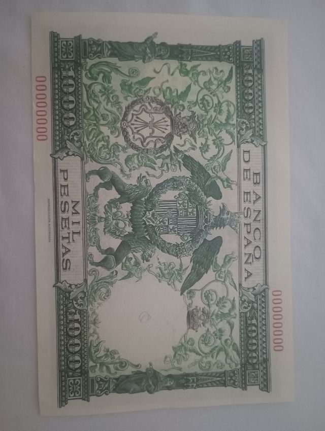 BILLETE 1957 de mil pesetas Reyes Católicos