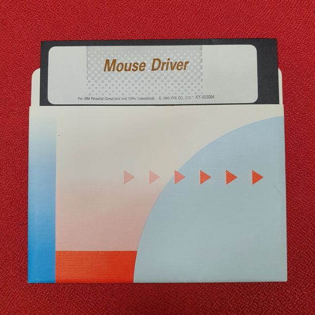Mouse ratón driver disquete 5 1/4 flexible 5,25