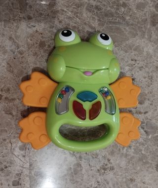 Lote bebé patito, caracol y ranita musical