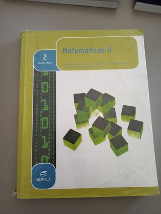 Matemáticas II, 2° bachillerato