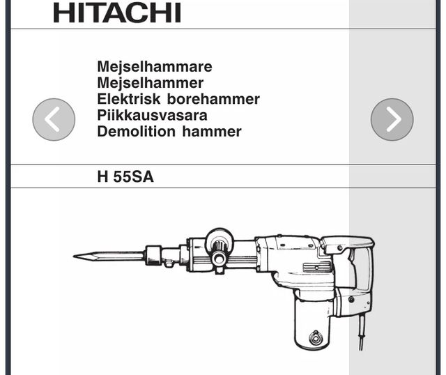Martillo neumático HITACHI