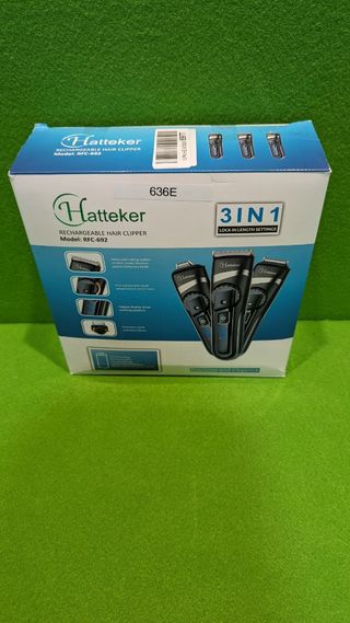 Hatteker 3 en 1 Cortapelos, barba NUEVO 00636E
