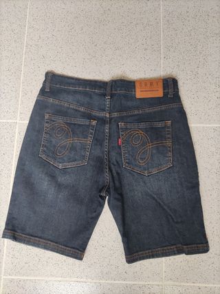 bermudas vaqueras hombre Grimey