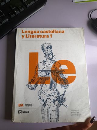 libro lengua castellana y literatura 1°bachillerat