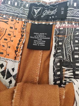 bermudas hombre Grimey