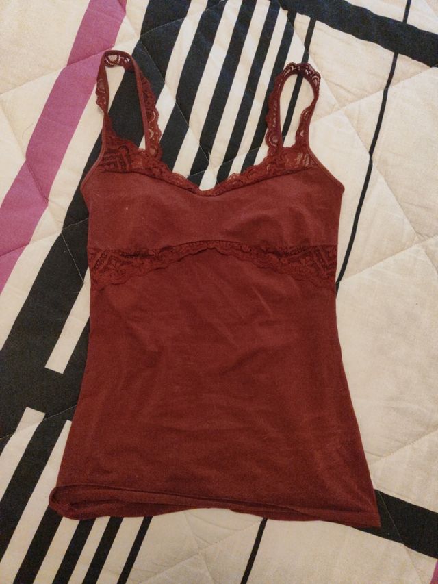 camiseta marrón intimissimi